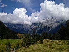 Walking in some hills. Switzerland.