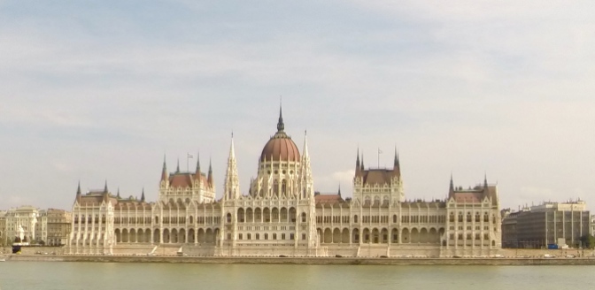 Parliament buildings Budapest, Hungary.