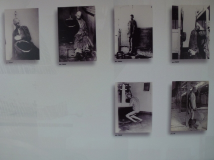 Suicide photos from Mauthausen (Austria)concentration camp.