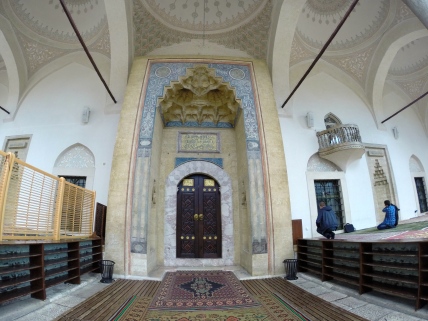 Gazi Husrev-beg mosque in Old Town Sarajevo