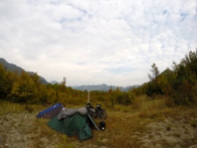 Mountain wildcamp near the Montenegrin coast.