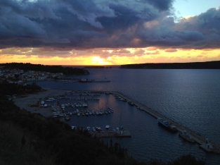 Sunset over Pilos.